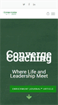 Mobile Screenshot of convergecoach.com